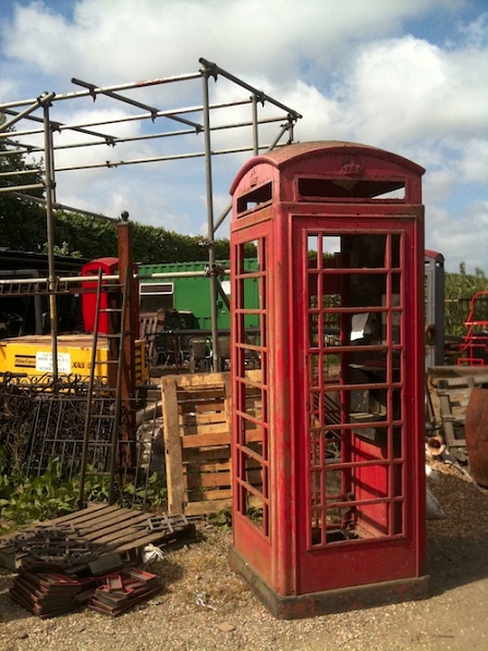 © Robert Rotifer Phone box im Salvage Yard